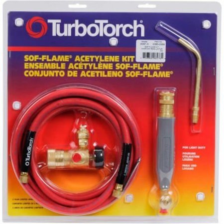 ESAB WELDING & CUTTING TurboTorch® SOF-FLAME„¢ Torch Kit, WSF-3, S-4 Soldering Tip, 12' Hose, Air Acetylene 0386-0089
